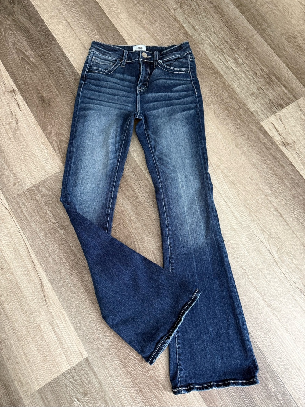 BKE Dark Blue Flare Jeans